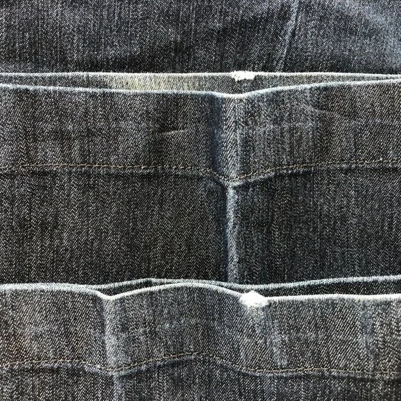 Lee Womens Jeans Size 16W Blue Dark Denim Relaxed Straight Leg Classic Mid Rise - Picture 13 of 15